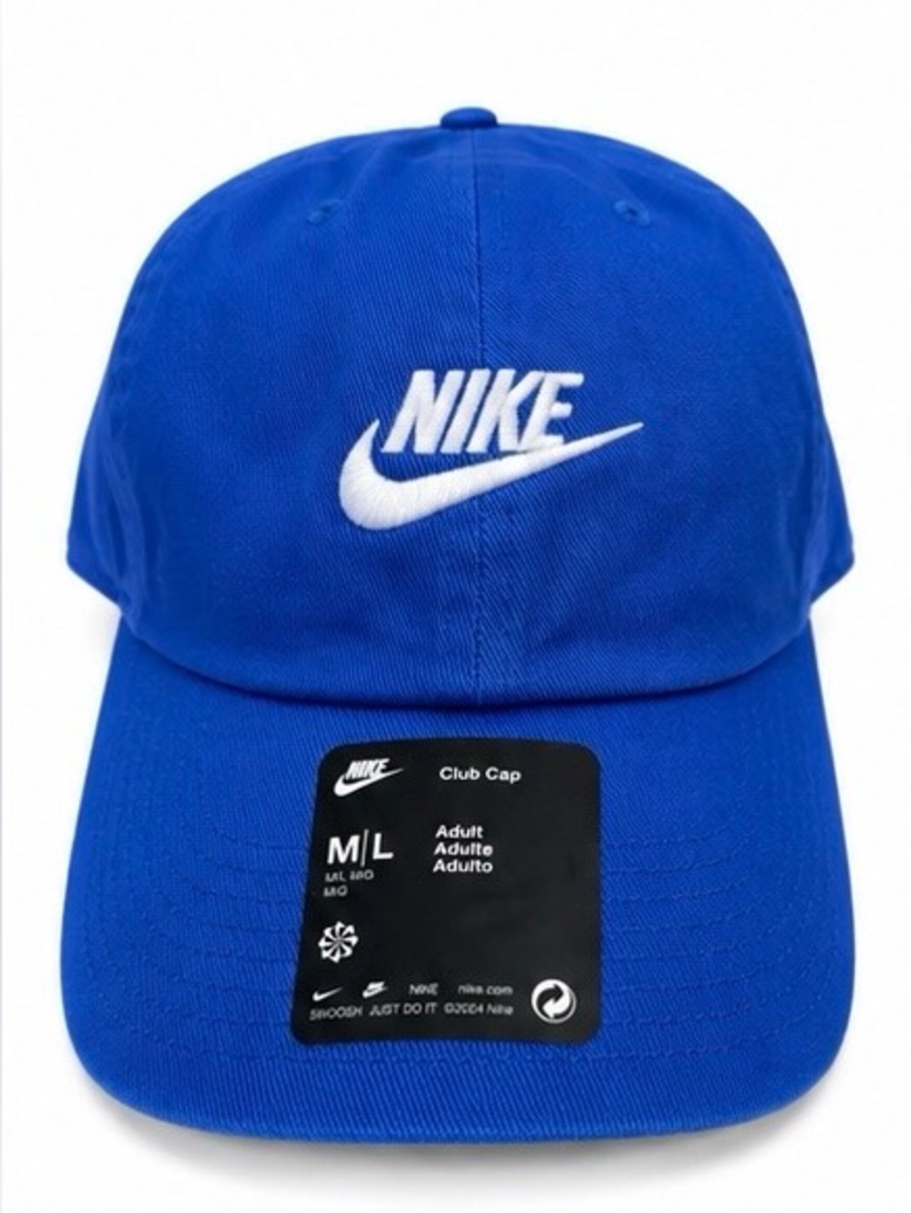 Nike Club Cap Blue Adjustable Hat/Cap Unisex M/L